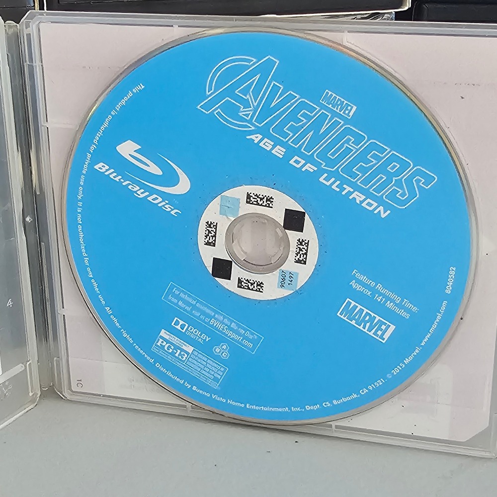 Marvel Avengers Age of Ultron Blu-ray Movie Disc Only MCU Joss Whedon